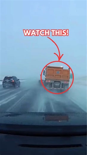 Dash Cam Captures Snowplow Crash in Wyoming Blizzard