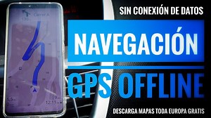 Spectacular free GPS navigator that works without the need for data