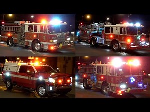 DCFD Box Alarm Response - District of Columbia Fire & EMS Fire Trucks Responding