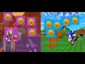 SRB2 v2.2: Tutorial! - All chaos emerald tokens part 1. (Greenflower and Techno Hill zone!) (better)