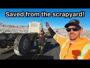 Abandoned classic truck gets saved from the scrap yard!