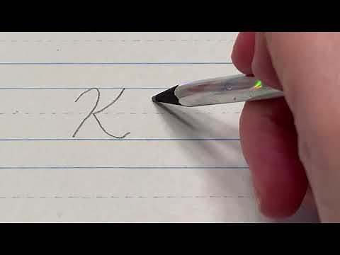 Capital "K" in cursive