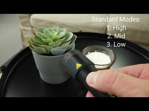 How to program the LED Lenser P7R Core