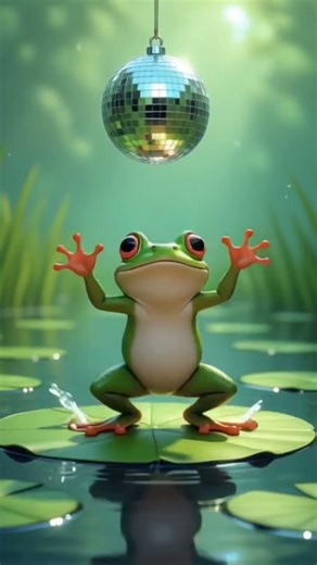 Funny Frog Disco Dance | Hilarious Amphibian Party 8K #viral #trending #viralvideo