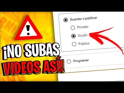 Cómo SUBIR UN VIDEO a YouTube de FORMA CORRECTA en 2025 (ACTUALIZADO)