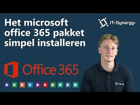 Hoe installeer je het volledige Microsoft Office 365 pakket?