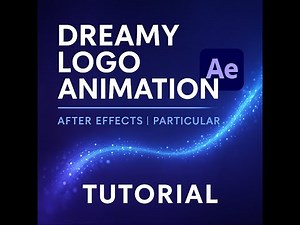 Dreamy Logo Animation in After Effects | Trapcode Particular Effects Tutorial (Step by Step)
