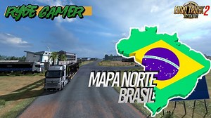 Map of North Brazil v3.0 (1.35.x) - ETS2 mods download