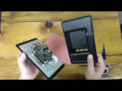 Installing a 7" Raspberry Pi Touchscreen into a very cool Desktop Enclosure