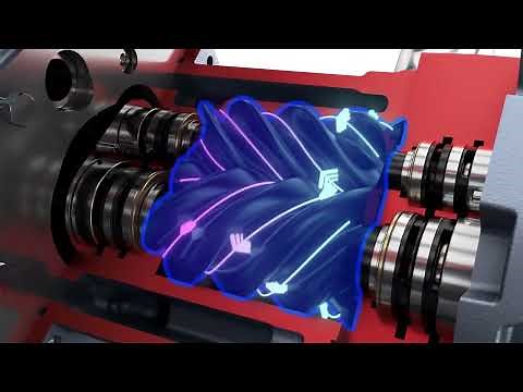 KROF Oil-Free, Two-Stage Rotary Screw Compressors