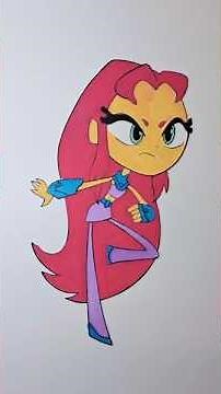 Battle Ready! 💢 INTRIGUING Art of STARFIRE’s Fierce EMOTIONAL Look Teen Titans Go! Action