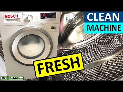 How to clean your Bosch Washing Machine using the Bosch Washing Machine Drum Clean Cycle