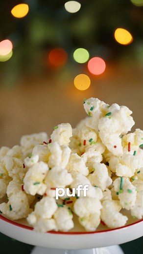 This Candied Puff Corn (Christmas Crack) is the ultimate treat for the holidays! With just 3 simple ingredients, you can whip up a festive snack that’s perfect for sharing, gifting, or just munching on during your favorite Christmas movie. Recipe in the comments! #recipe #Christmas | Southern Bite