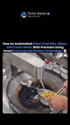 How A Robot Chef Cooks Meals Automatically With Precision 🤖🤯