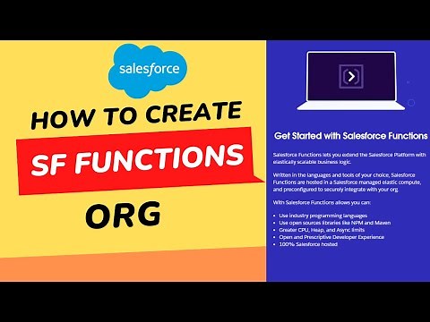 Step-by-Step Guide: Creating Your Salesforce Functions ORG Account ‪@SalesforceHunt‬ | #salesforce
