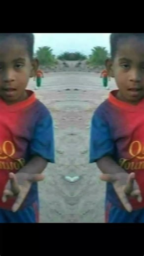 Child Using Sign Language in Outdoor Setting