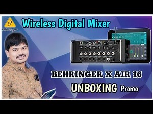 Behringer X Air XR16 16-channel Tablet-controlled Digital Mixer