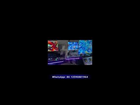 4 Players Luxurious 55-Inch Stand Up Fish Game Cabinet