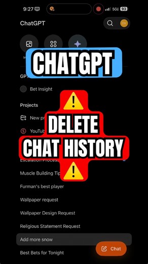 How to Delete your Chat History in ChatGPT