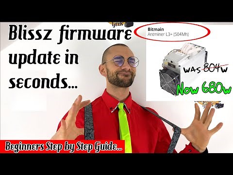 Antminer L3+ Blissz Firmware Update in Seconds