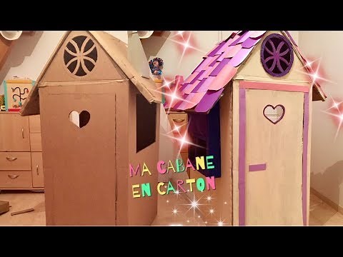 COMMENT FAIRE UNE CABANE EN CARTON FACILEMENT