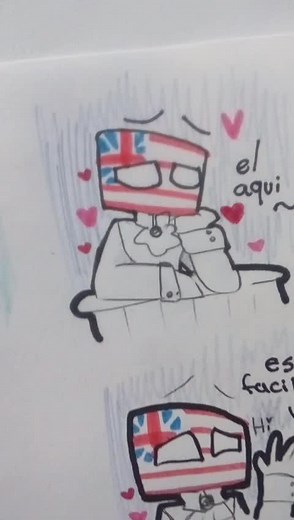 Countryhumans USA vs Mexico Drawing