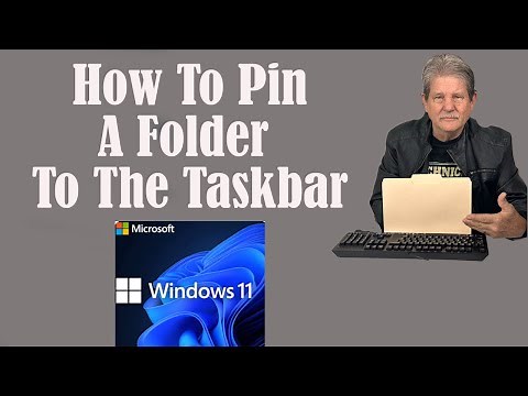 How To Pin A Folder To The Taskbar In Windows 11