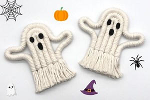 13 Easy DIY Macrame Halloween Decorations for Beginners | Macrame for Beginners