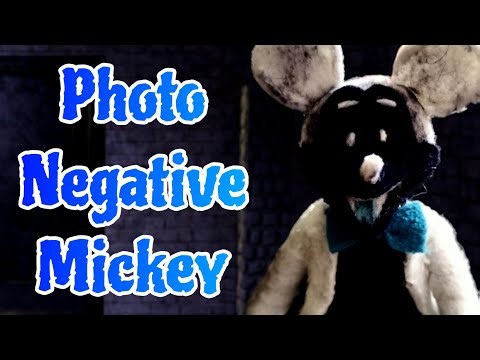 Photo Negative Mickey (from Abandoned by Disney) Puppet Showcase