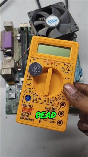 how to check CMOS cell without multimeter #manishgeek #repair #shorts #shortsfeed