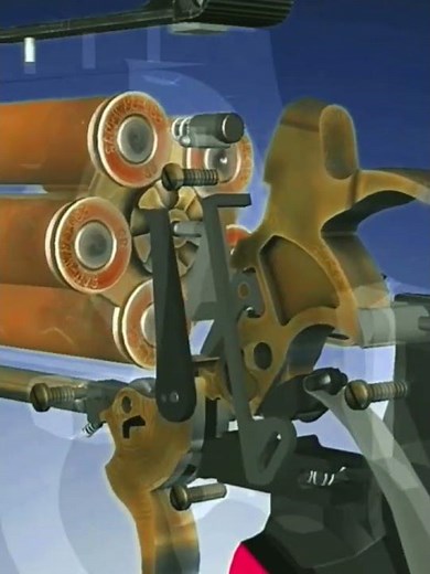 Inside a Revolver: Mesmerizing 3D Animation of a 6-Bullet Pistol