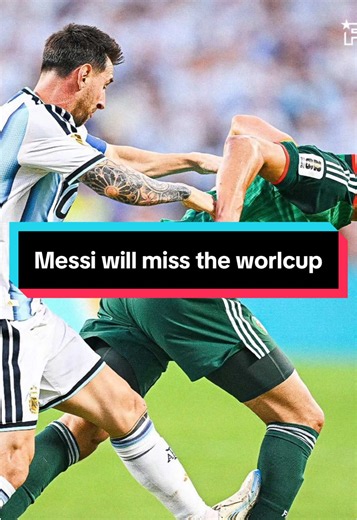 Messi will miss the worldcup. #worldcup #messi #football #redcard | Messi World Cup