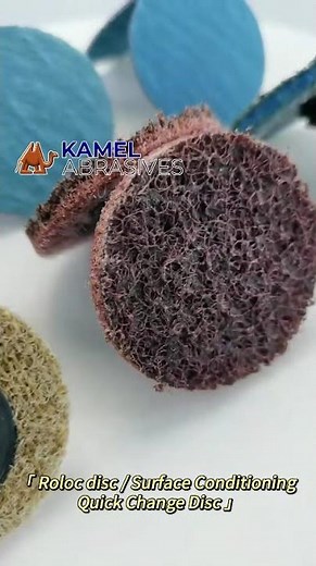 Quick Change Discs - Roloct Compatible System #Kamel #Abrasives #KamelAbrasives #Disc