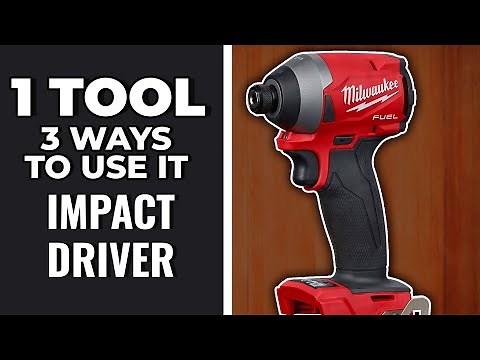 Impact Driver | 1 Tool 3 Ways To Use It - Ace Hardware