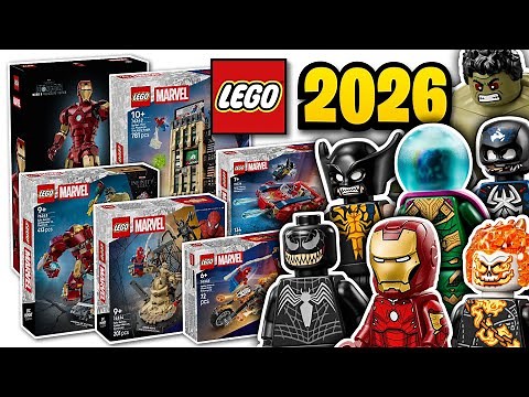 LEGO Marvel 2026 Sets OFFICIALLY Revealed