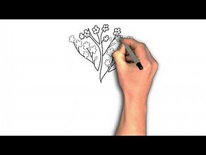 How to draw Cherry blossom tree drawing image step by step