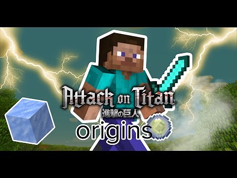 "Titan Shifter" Minecraft + Attack on Titan [Custom Origins Mod Datapack]