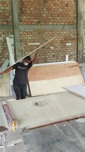 membelah papan #tablesaw #multiplek