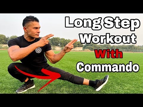 Long Step Running Workout With Commando