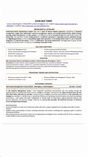 2026 Data Analyst Resume Hack: The +90% ATS CV Format (Must-Use Template!)