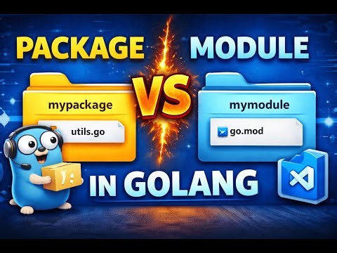 Golang Essentials (Part 12): Package vs Module Explained (Clear Difference)