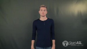 Watch how to sign 'God' in American Sign Language.