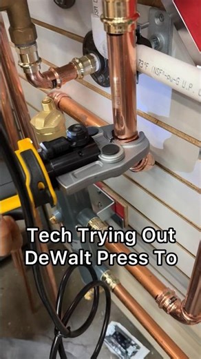 Trying Out Dewalt Press Tool