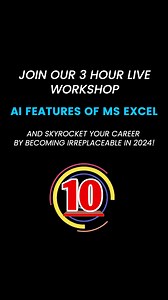 16K views | ⏰ Save 95% of Your Time with AI in Excel:✨  Master MS Excel using the Power of AI & Chatgpt  Register now for just ₹99 and receive Bonuses worth ₹10,500 if you sign up before midnight. | Office Master | Facebook