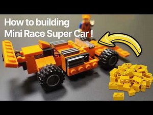 Step-by-Step LEGO Mini Race Car Build – Easy Tutorial for Beginners! 🧱🏎️