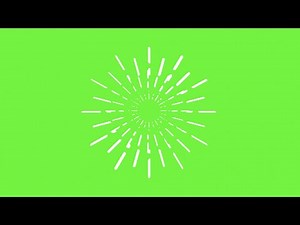 Simple White Fireworks Display Green Screen | Animation | FREE