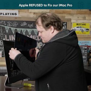 7.9K reactions · 1.1K shares | LTT Classic: Apple REFUSED to fix our iMac Pro | Linus Tech Tips | Facebook