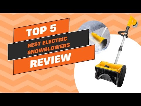 Best Electric Snowblowers Reviews || Top 5 best electric snowblowers