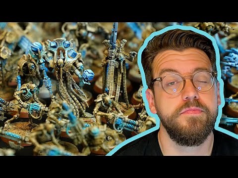 I stayed up for 27 hours to paint a 5000 point Necron army