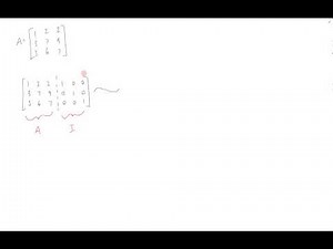 Example - Finding a Matrix Inverse Using Row Reduction